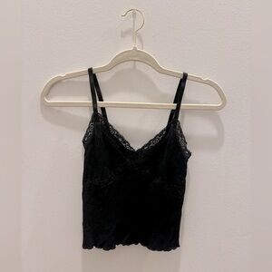 BDG Urban Outfitters Seamless Contrast Cross Womens Lace Cami